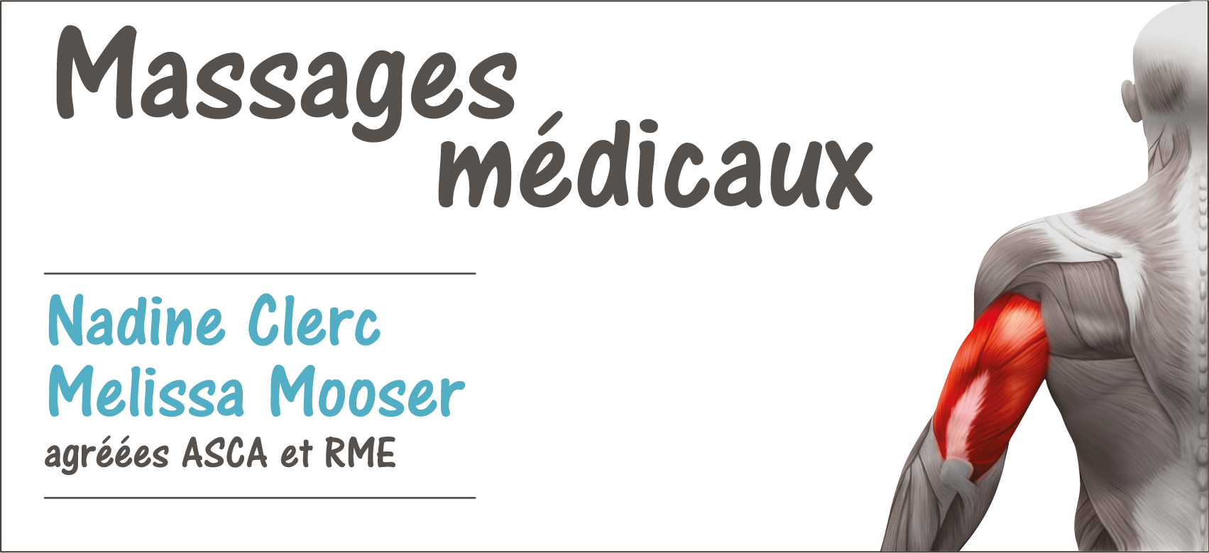 Massages médicaux — Nadine Clerc et Melissa Mooser